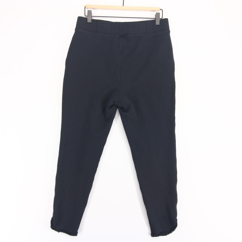 Frank and Eileen Christine Sweatpants Womens M Navy Blue Tee Lab Terry Tulip Hem - Picture 2 of 11